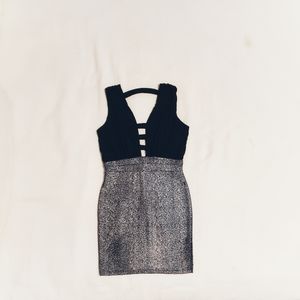 Finesse, Sleeveless Black Dress, S/M